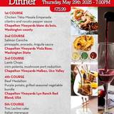 Chapelton Vineyards Wine Dinner Foto