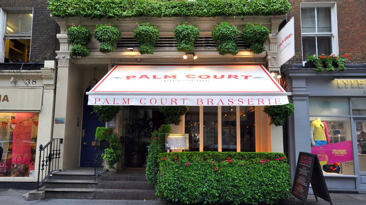 Palm Court Brasserie  French Restaurant in Covent Garden, London