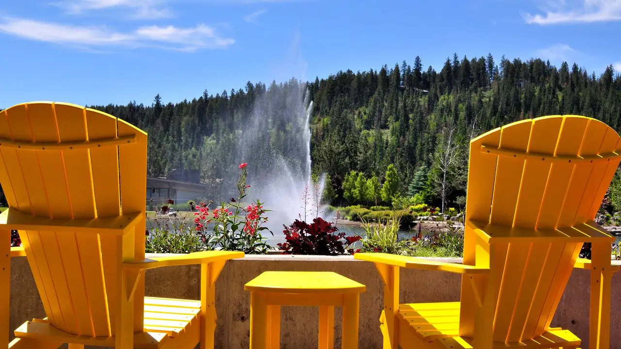 Yellow Deck Chairs - Anthony's - Coeur D'Alene, Coeur d'Alene, ID