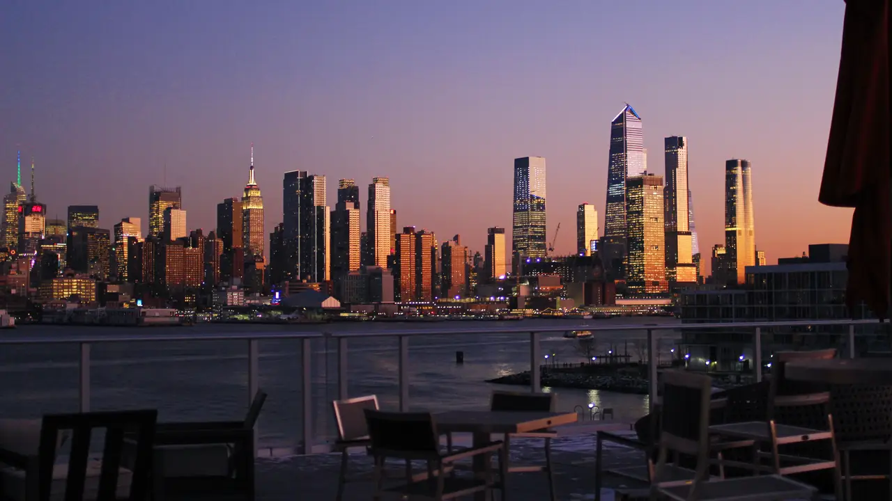 Join us for rooftop dining on our outdoor patio - Nohu Rooftop Bar & Restaurant, Weehawken, NJ