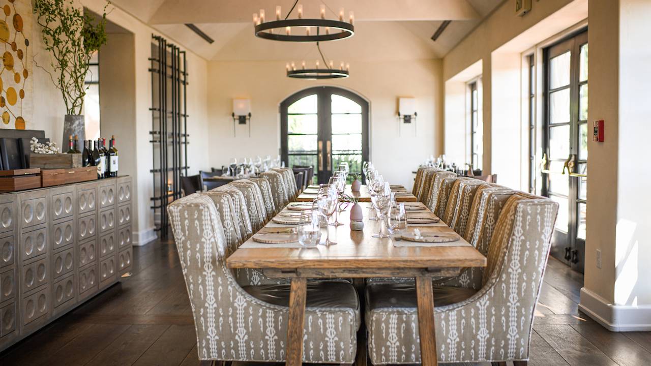 Ojai Valley Inn - This spring, Chef Andrew Foskey debuts new menu items at  the star of #OjaiValleyInn's restaurant collection, Olivella. New items  include prime beef carpaccio, English pea risotto, and Channel