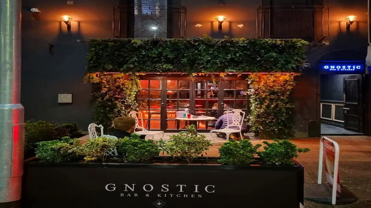 gnostic bar and kitchen menu