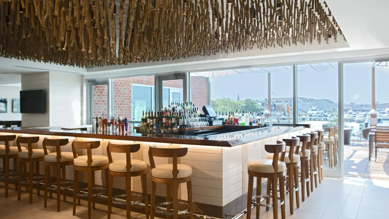 Skiff Bar at the Marriott Newport Rhode Island Restaurant - Newport ...