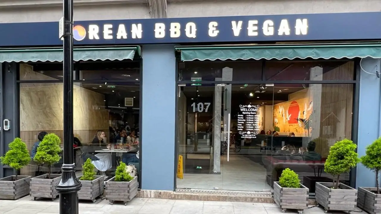 Restaurant front  - Korean BBQ & Vegan Restaurant, London, Greater London