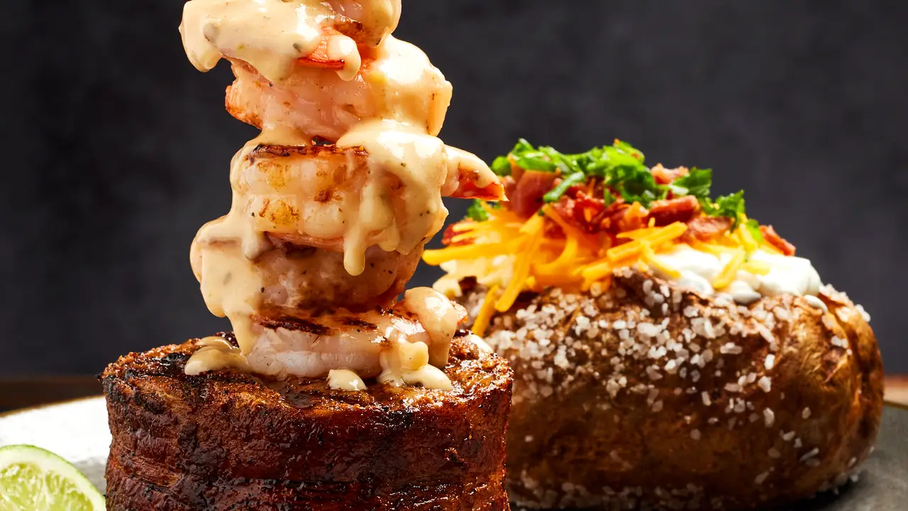 Filet &amp; Shrimp - Firebirds Wood Fired Grill - Miamisburg, Miamisburg, OH