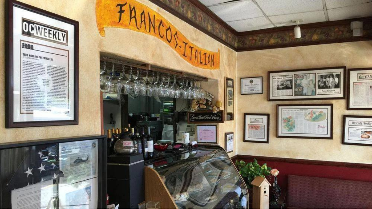 Franco's on sale italian restaurant