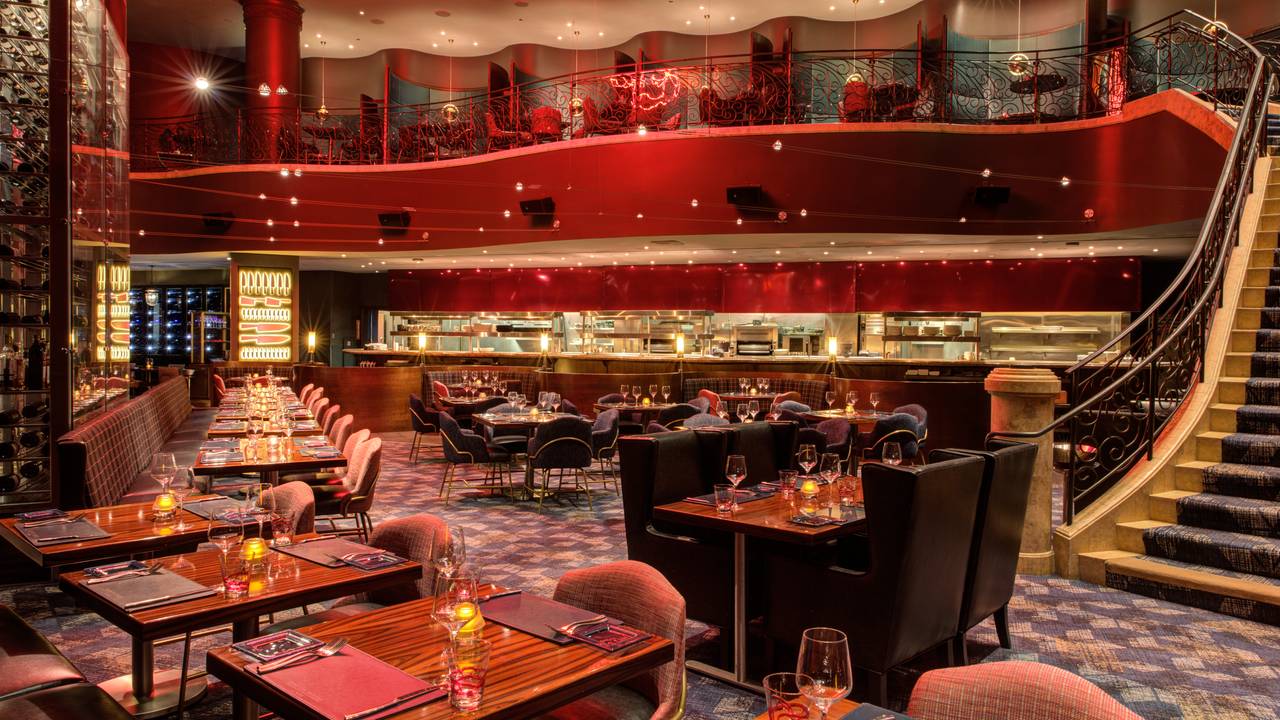 The Gordon Ramsay restaurant in Paris hotel in Las Vegas Stock