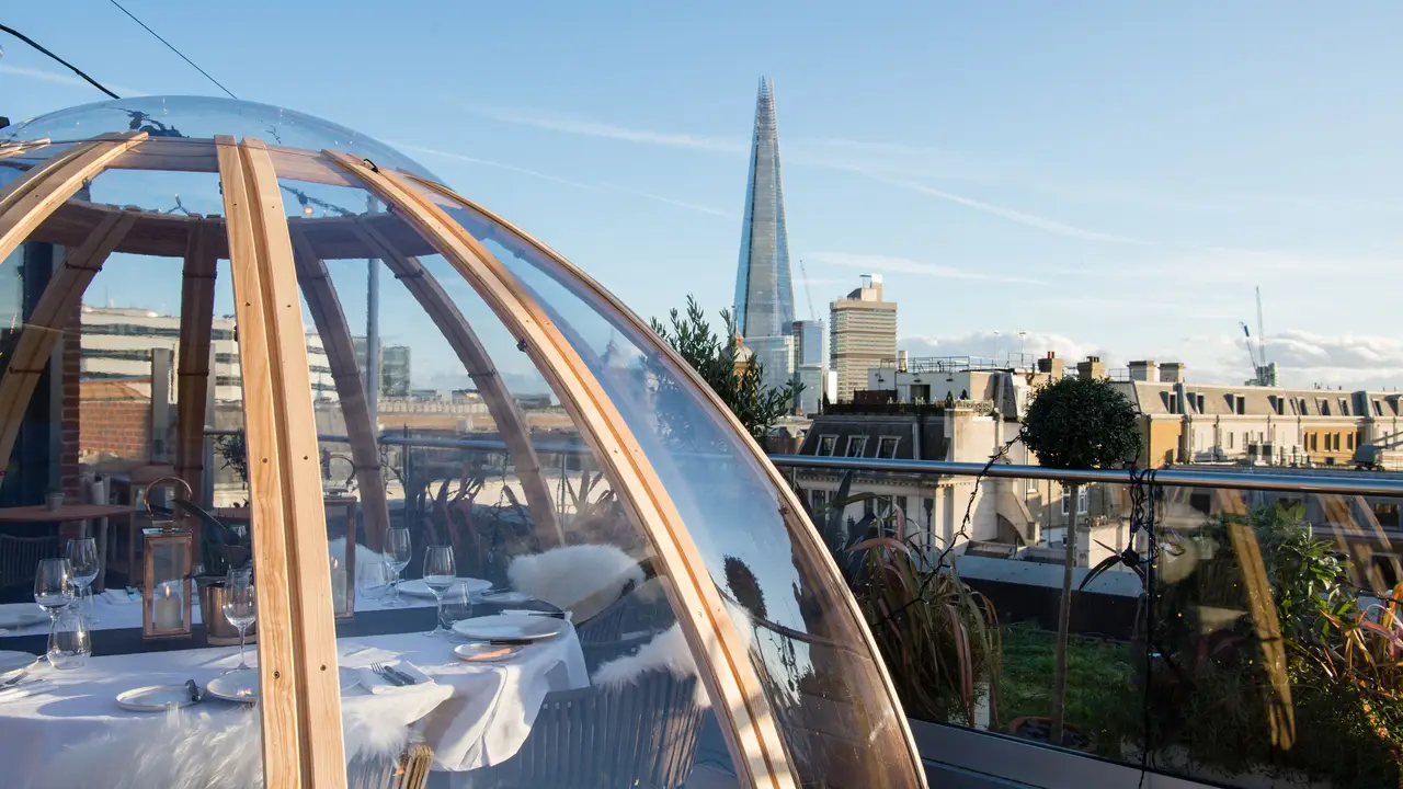 Mercer Roof Terrace Igloos Restaurant London England Opentable