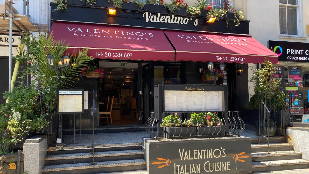 skulder Imponerende hø Valentino's Ristorante Sardegna Restaurant - Cardiff, Cardiff | OpenTable