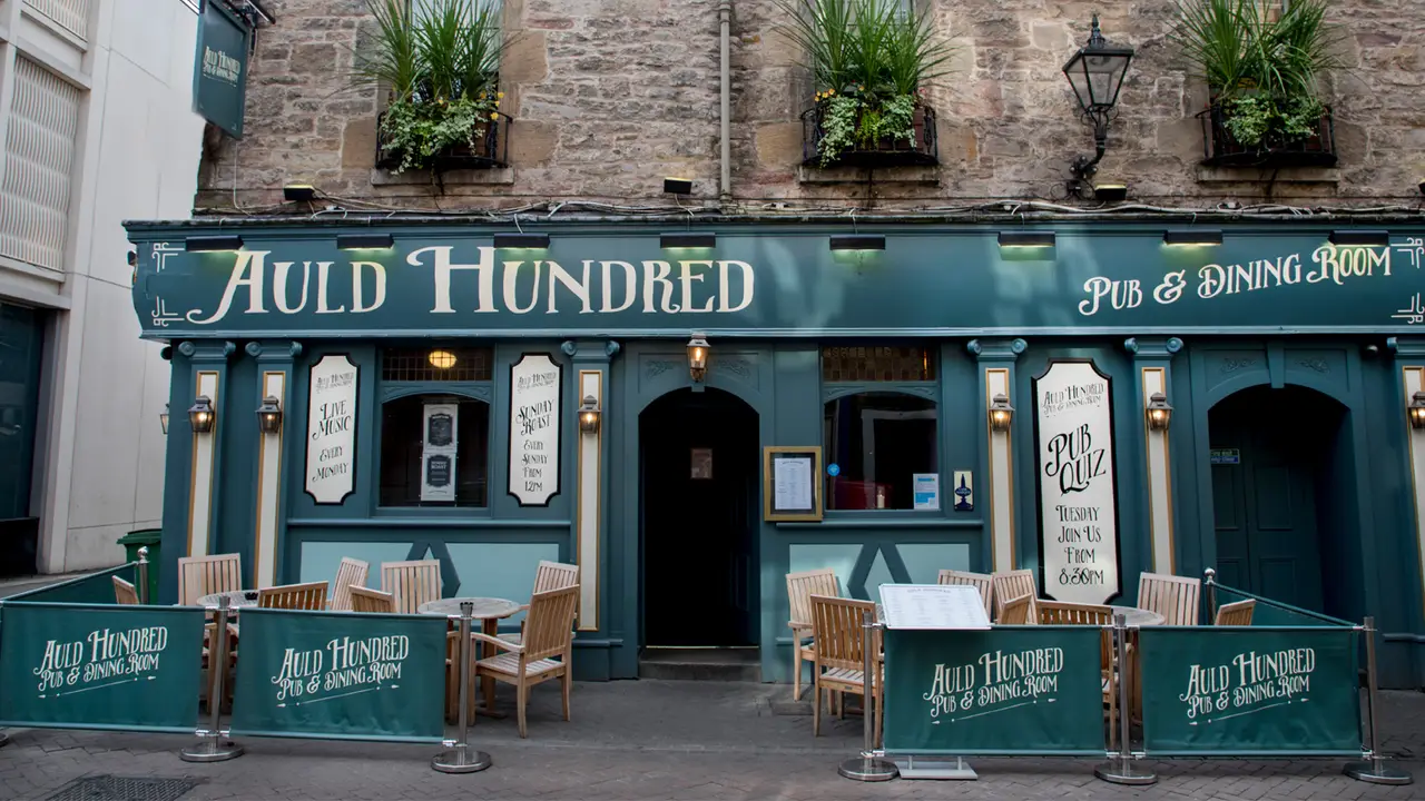 The Auld Hundred on Rose Street, Edinburgh. - The Auld Hundred, Edinburgh, 