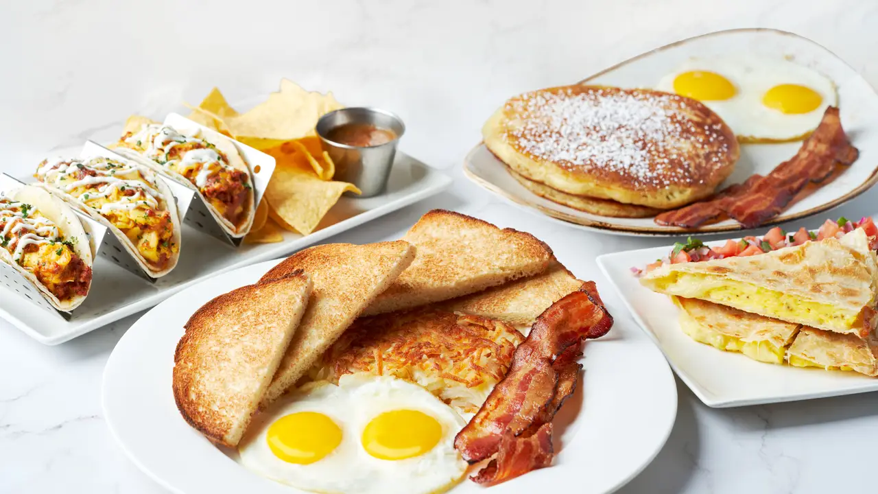 Breakfast spread at Lucky Penny - Lucky Penny Cafe at Red Rock Casino Resort & Spa, Las Vegas, NV