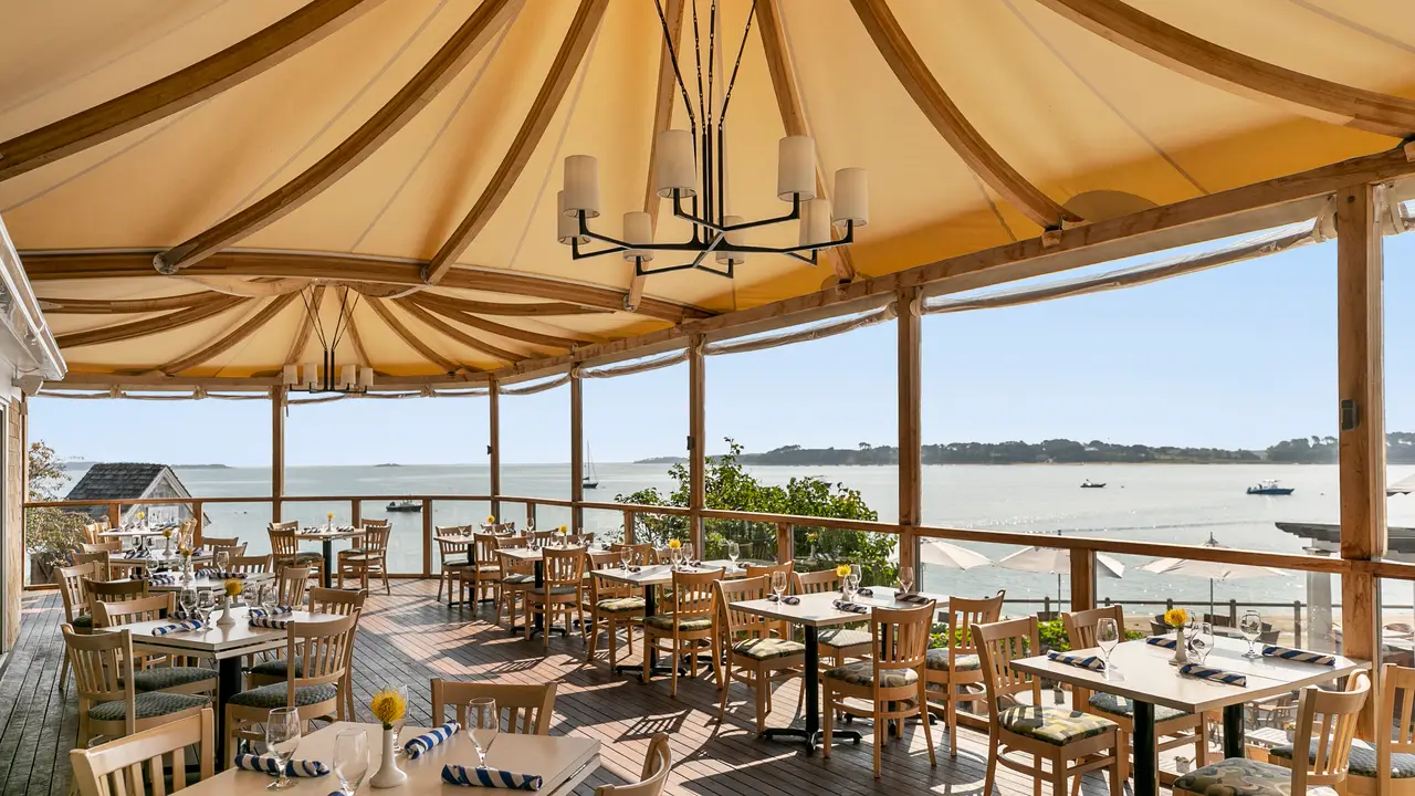 Beautiful waterfront dining with panoramic views - Outer Bar & Grille at Wequassett Resort, Harwich, MA
