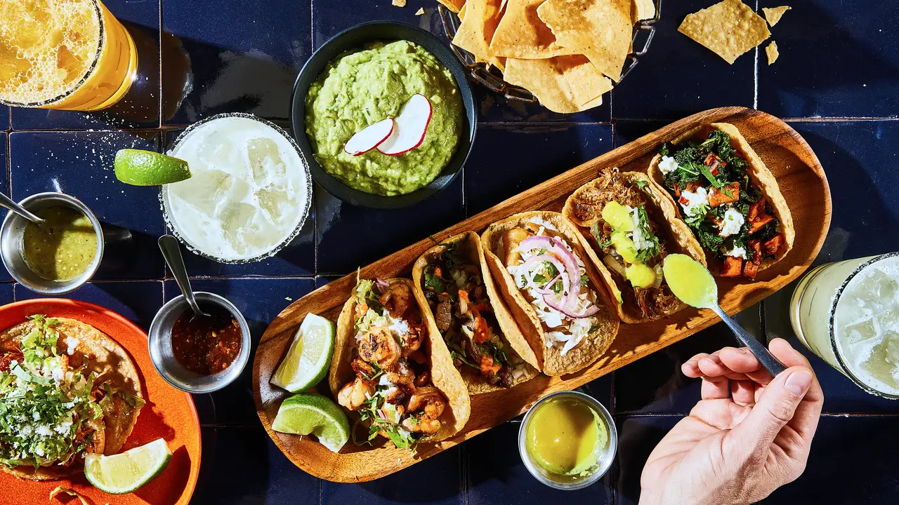 picture of a table with tacos and margaritas - Tacolicious - Manhattan Beach, Manhattan Beach, CA