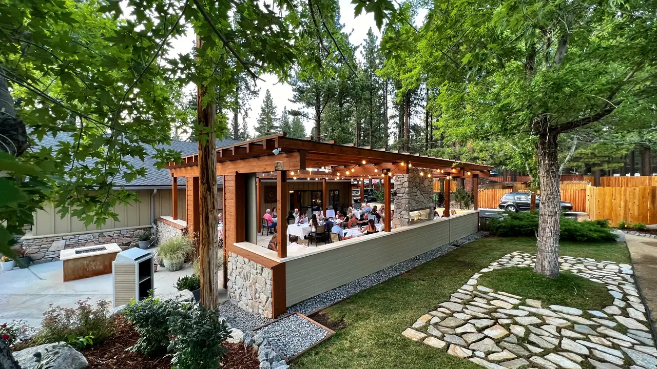 Outdoor Patio - Opened July 26, 2022 - The Lake House Tahoe, South Lake Tahoe, CA