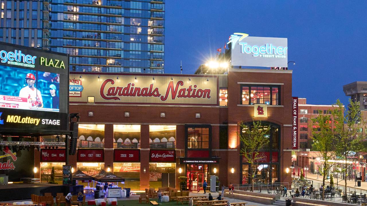 St. Louis Cardinals Ballparks Print - the Stadium Shoppe