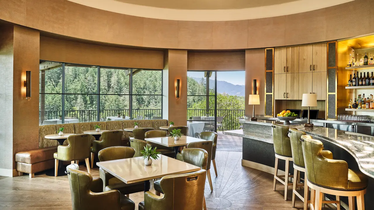 The Bar, casual dining over Napa Valley - The Bar at Auberge du Soleil, Rutherford, CA