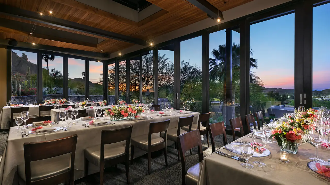Special Events at Sanctuary Camelback Mountain Restaurant Paradise