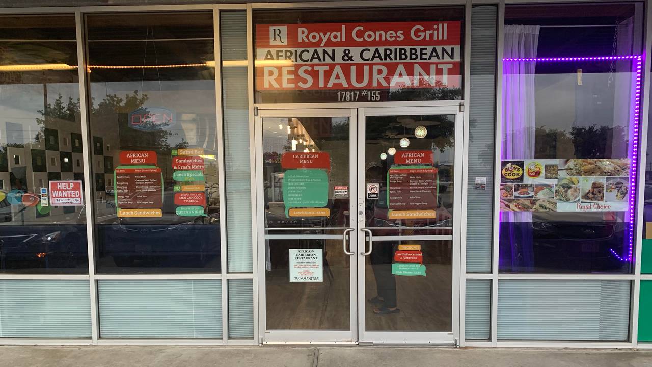 Royal Cones African Caribbean Restaurant Restaurante Houston, TX