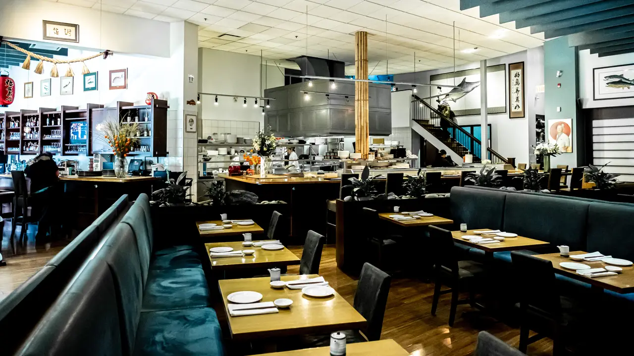 6,500 sf, with an open kitchen, sushi &amp; sake bar - Tojo's Restaurant, Vancouver, BC