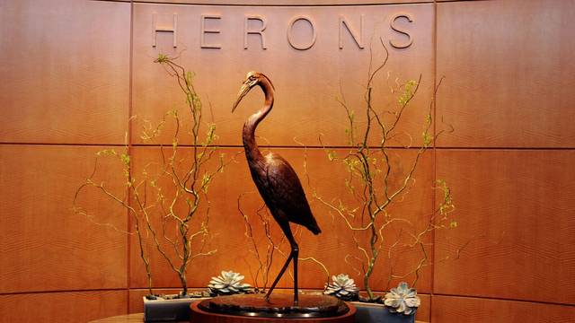 A photo of Herons restaurant