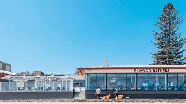 Een van Elwood Bathers restaurant