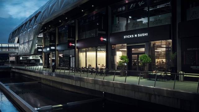 Una foto del restaurante Sticks'n'Sushi - Canary Wharf