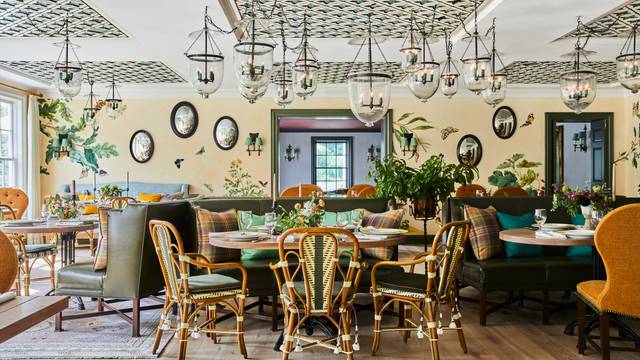 A photo of The Garden Room at the Mayflower Inn & Spa restaurant