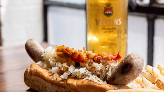 Rhein Haus Launches Grasshopper-Topped Bratwurst to Welcome