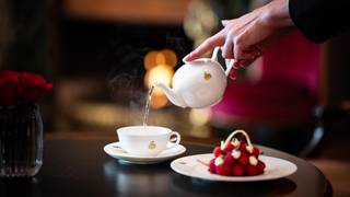 Kuchenspezialitäten und leichte Speisen Foto