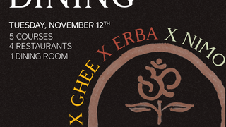 Feal Like Dining: GHEE x ERBA x PAYA x NIMO photo