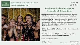 Patchwork-Weihnachtsfeier inkl. Getränke und Essen photo