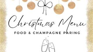 Christmas Menu - Food & Champagne Paring photo