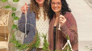 Crystal Wreath Making with Tiny Bandit photo