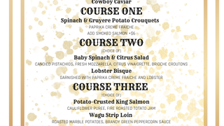 Chef Connaway's Delectable New Year's Eve Menu! photo