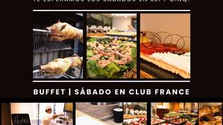 Buffet sabatino del Club France Foto