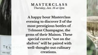 Telmont Champagne - Masterclass 5pm-6pm Happy Hour foto