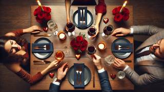 Valentine's Day Dinner - Night Owl Hours Photo