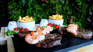 Steak, Seafood & Wine for Two foto