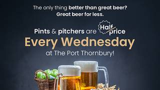 Pints & pitchers are HALF PRICE every Wednesday photo