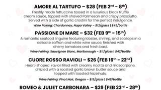 February Pasta Dinner Specials photo