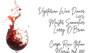 Vegetarian Wine Dinner w/ Larry O'Brien, M.S. photo