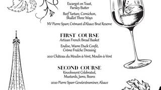 French Wine Dinner foto