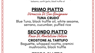 Tuscan Truffle Italian Wine Dinner foto