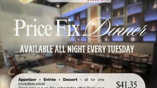 写真（Premier Prix-Fixe Menu Tuesdays）