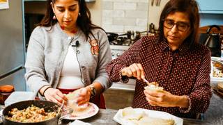 Hot Plates with Vegetarian Brown Girls photo