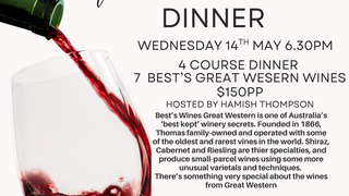 BEST'S GREAT WESTERN WINE DINNER Photo