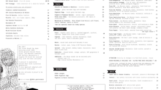 A la Carte Menu foto