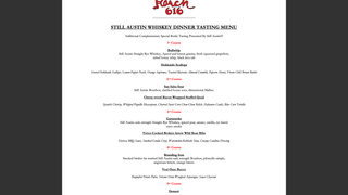 Still Austin and Ranch 616 Tasting Menu foto