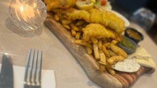 Traditional British Fish & Chips foto