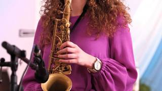 Sax in the village photo